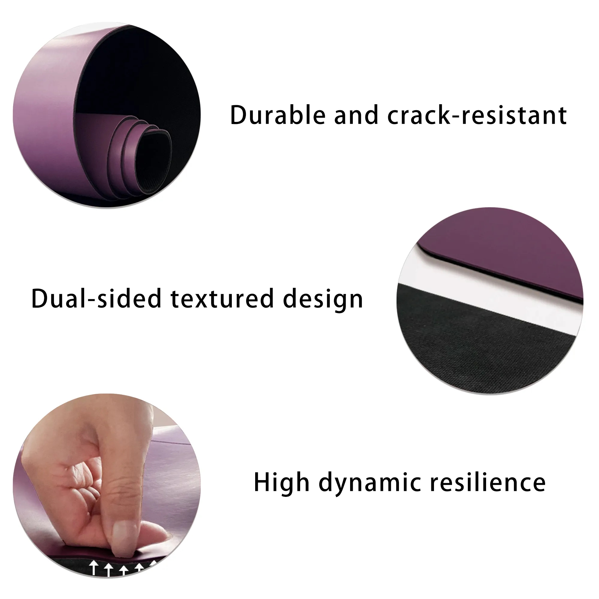 Pu Rubber Non-Slip Yoga Mat 7