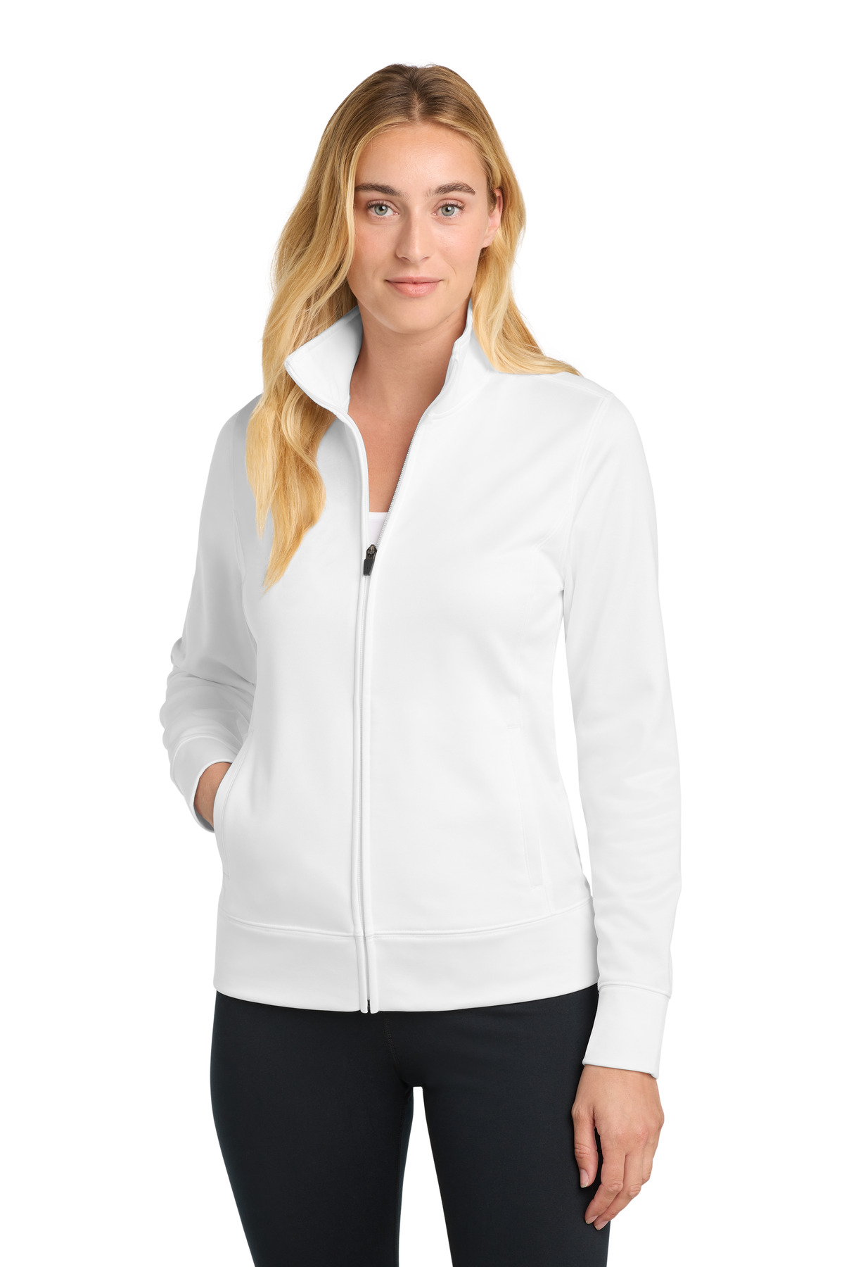 Sport-Tek Women's Sport-Wick Fleece Full-Zip Jacket. LST241 29