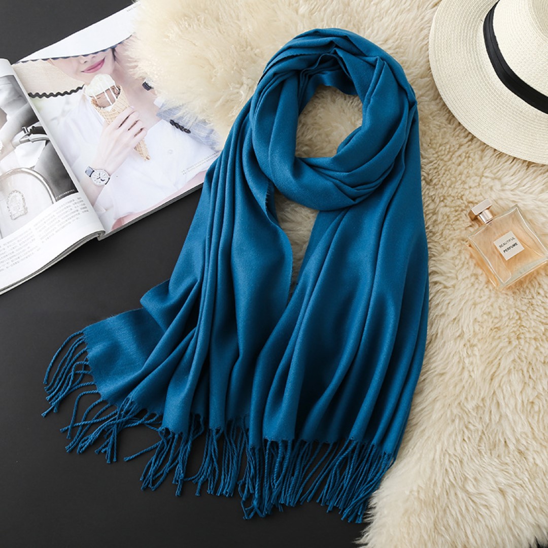 Winter Long Pashmina Scarf 11