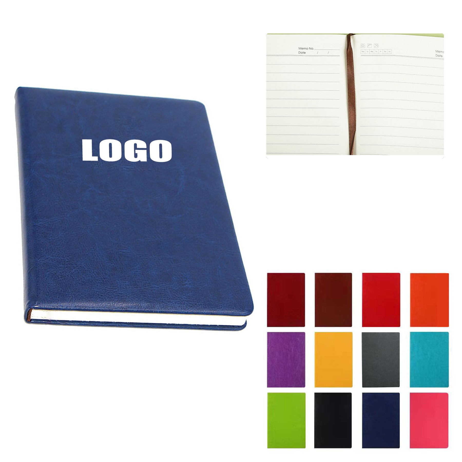 Pu Leather Cover A5 Notebook
