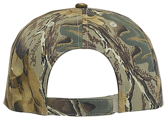 OTTO CAP® Camouflage 5 Panel Mid Profile Baseball Cap 16