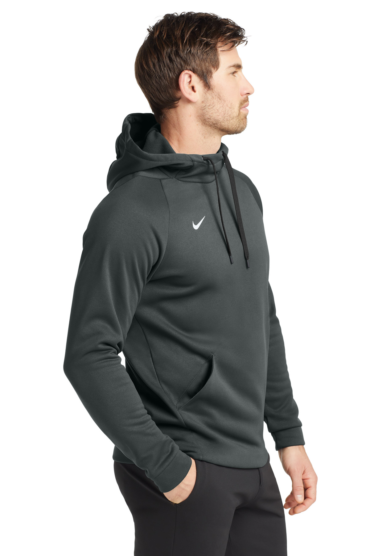 Nike Therma-FIT Pullover Fleece Hoodie CN9473, custom hoodie or sweatshirt with logo imprint 9