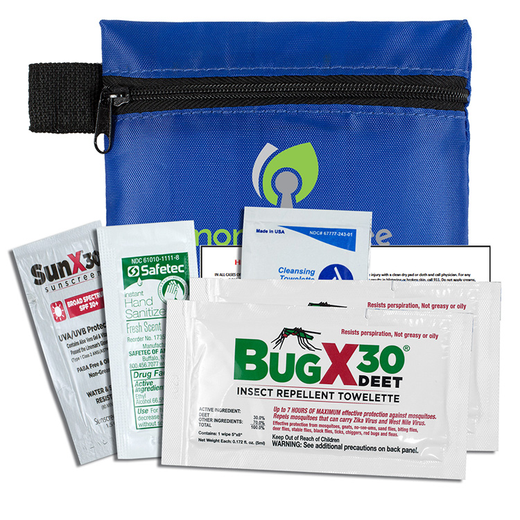 'Stay Safe Kit' 5 Piece Insect Repellent Kit in Zipper Pouch 10