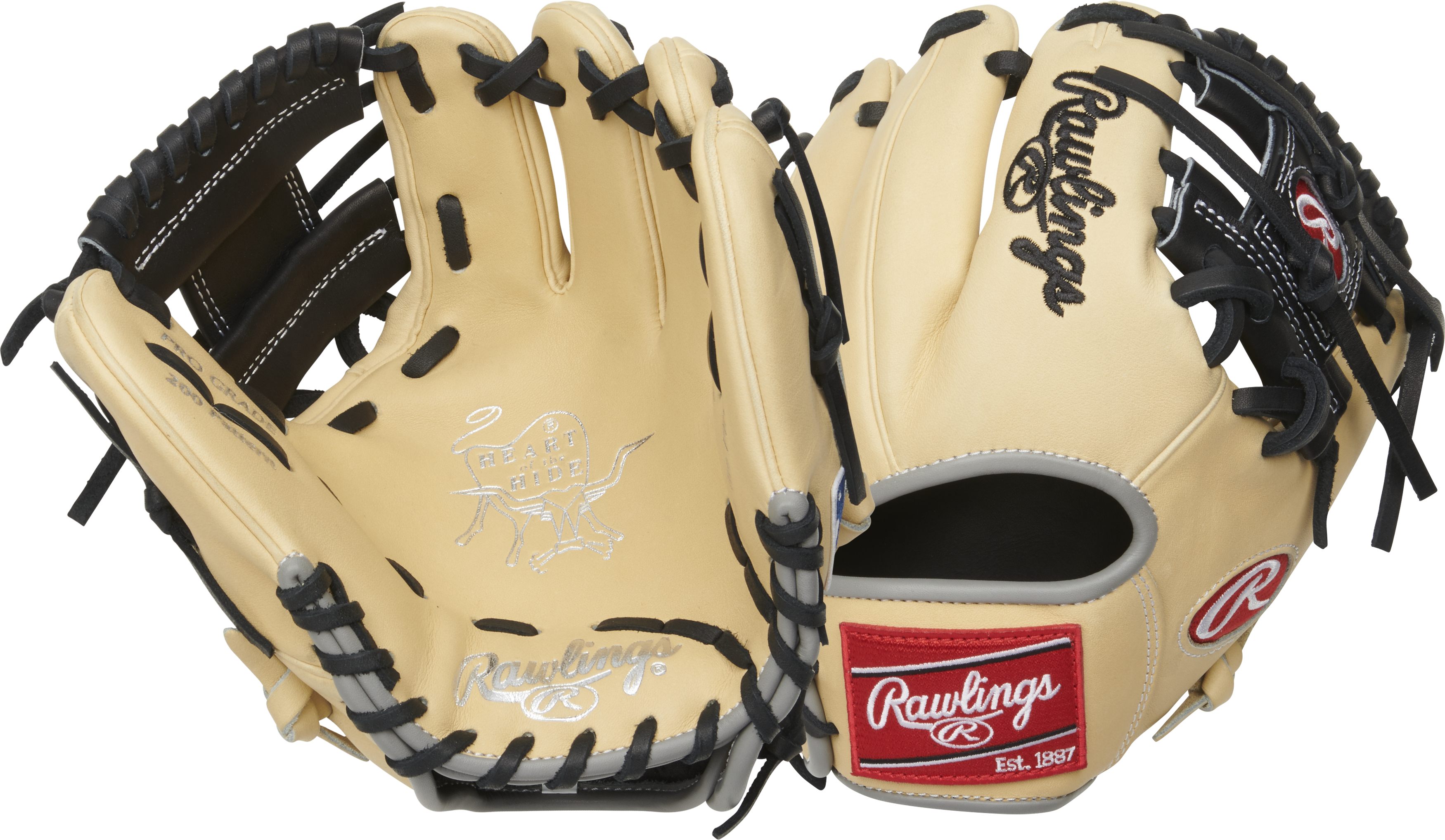Rawlings Heart of the Hide 9.5 in Baseball  Glove, Training 1