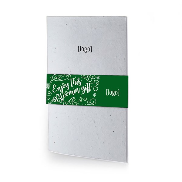 Holiday Seed Paper Notebook