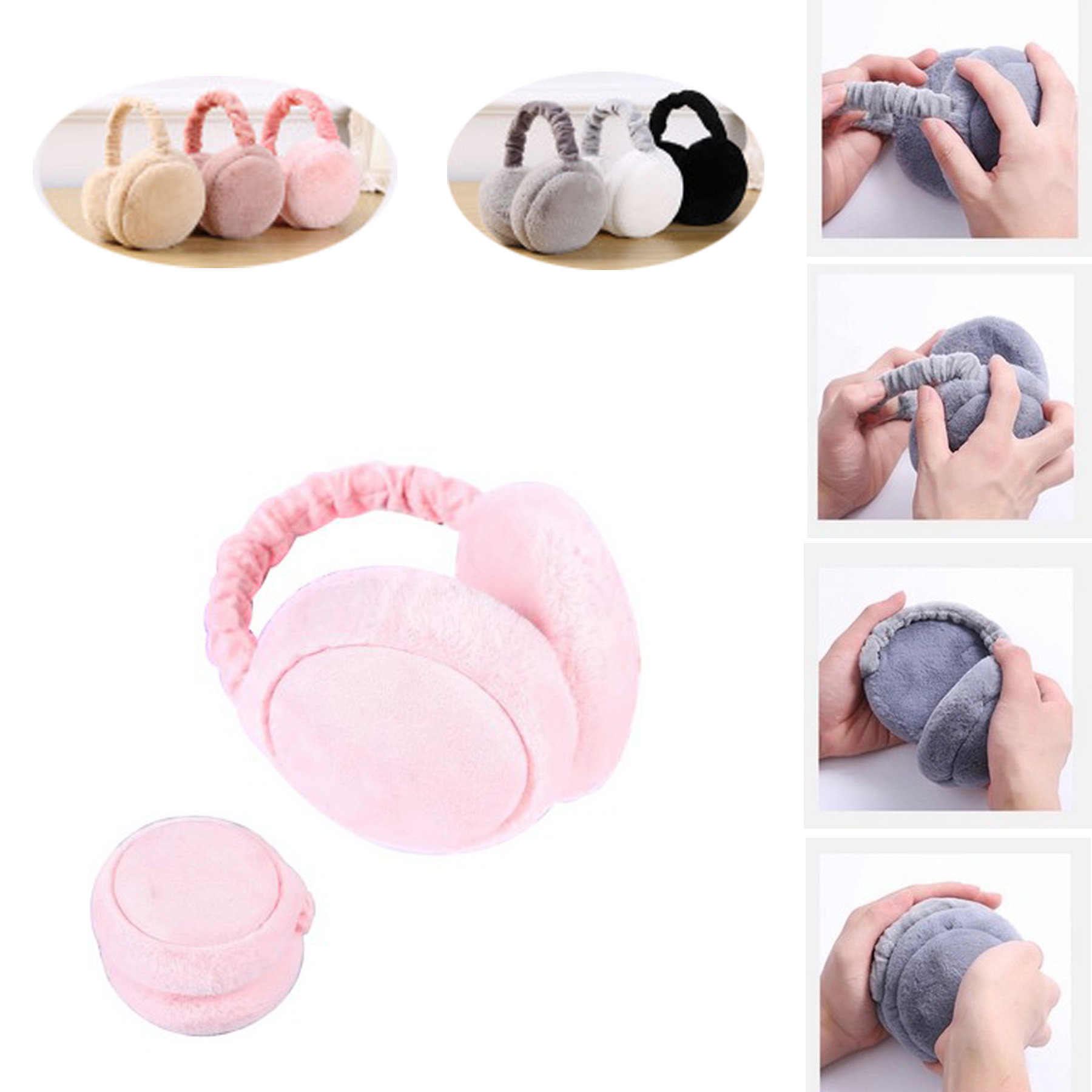 Folding Winter Ear Muff Ear Warmer 2