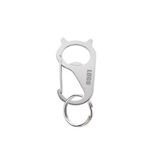 Adorable Cat Shaped Key Holder Carabiners With Bottle Opener 6