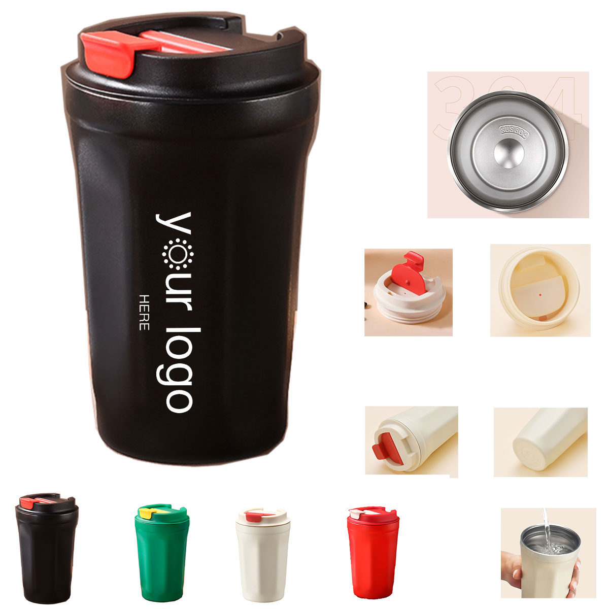 Double Wall Stainless Steel Coffee Tumbler 2