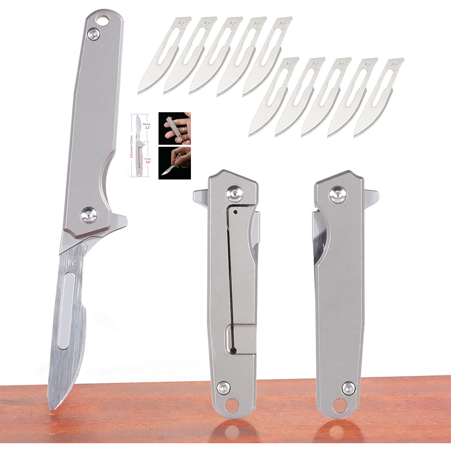 Mini Folding Pocket Scalpel Knife 2