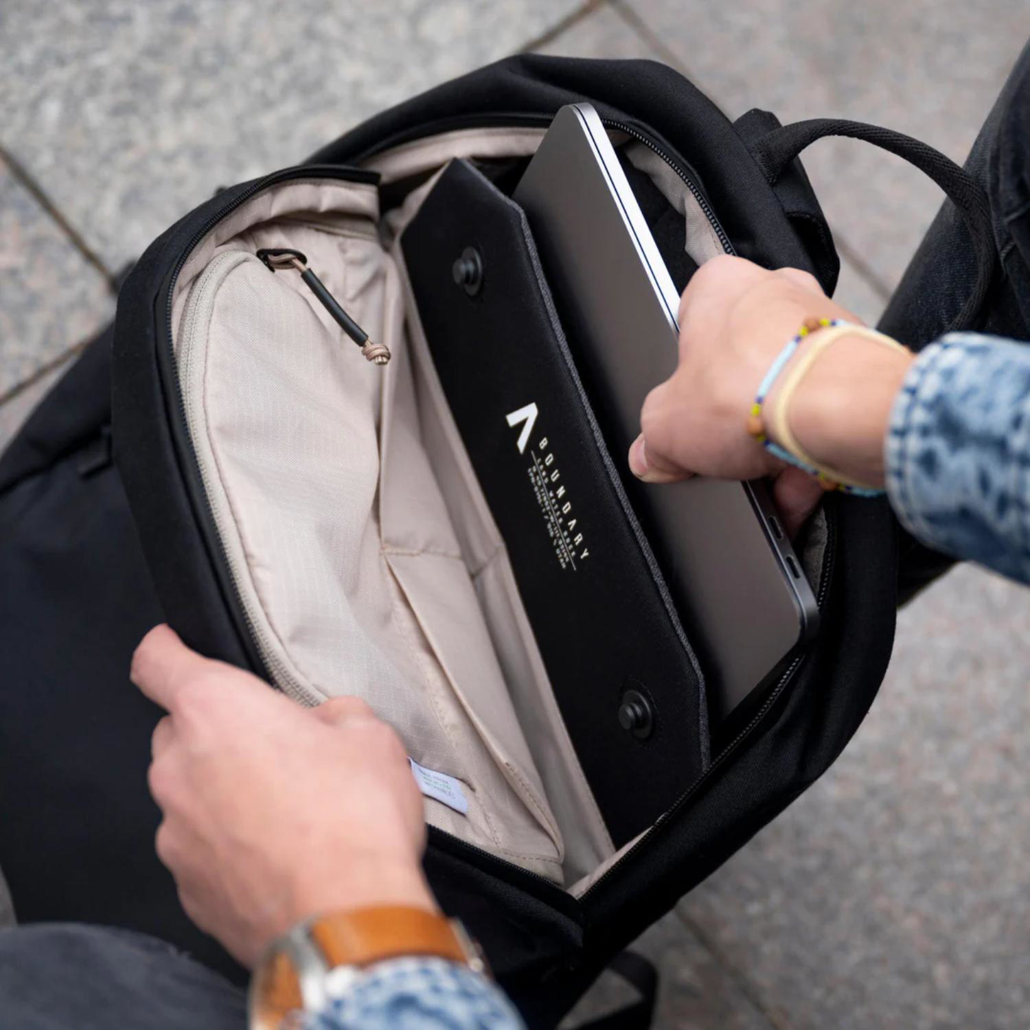 BOUNDARY SUPPLY® Recycled Rennen Daypack Executive Backpack 5