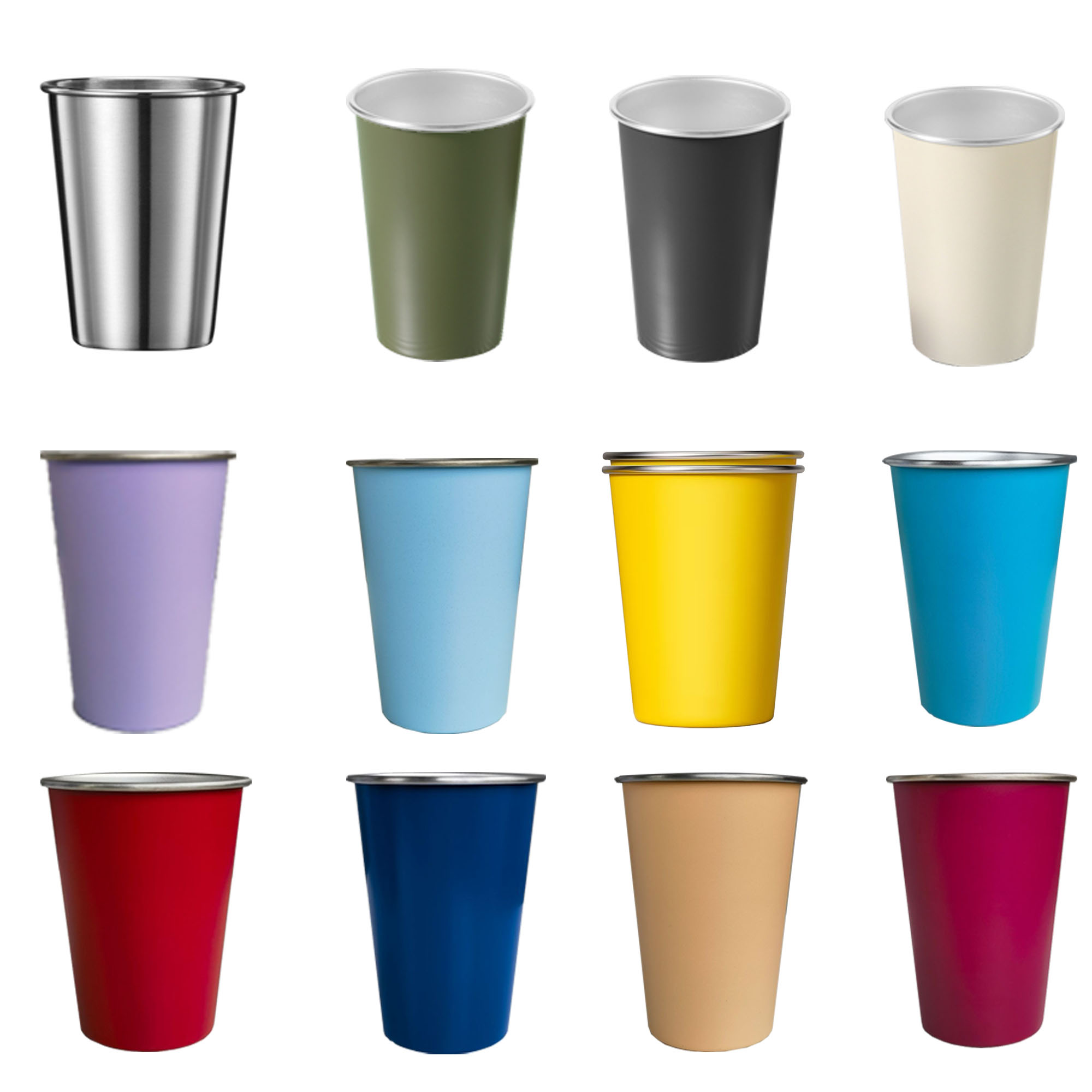 12oz Stainless Steel Cup Camping Bar Restaurant 4