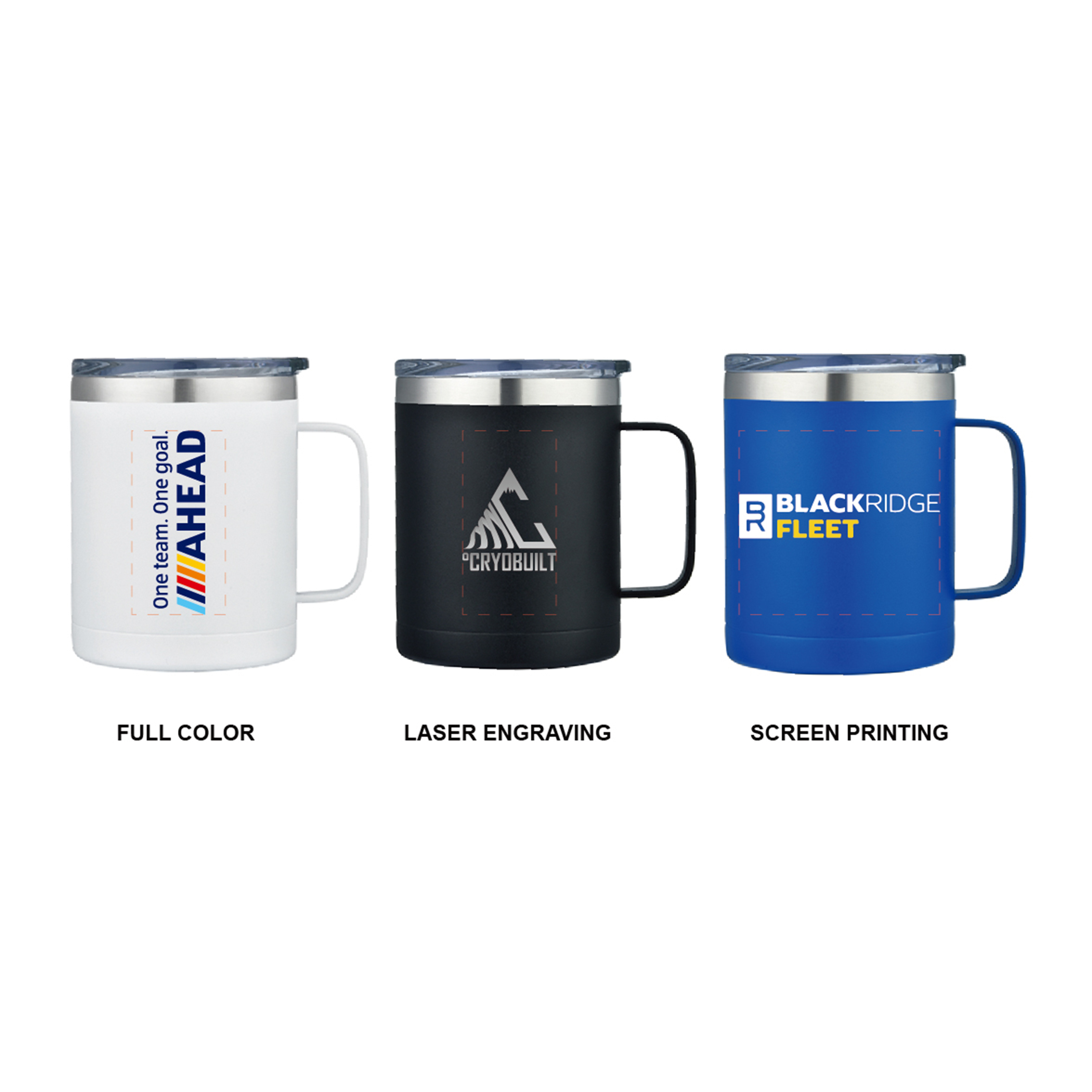 Full Color Printing Laser Engraving 14oz Stainless Steel Coffee Mug 3