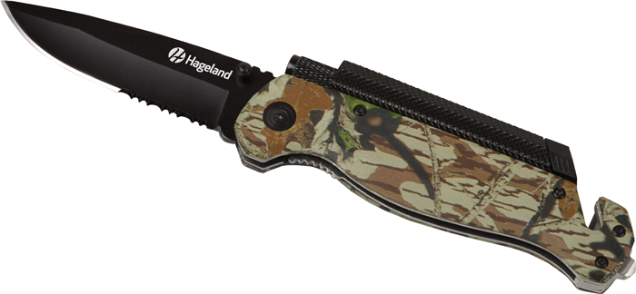 Camo Survival/Rescue Knife 9