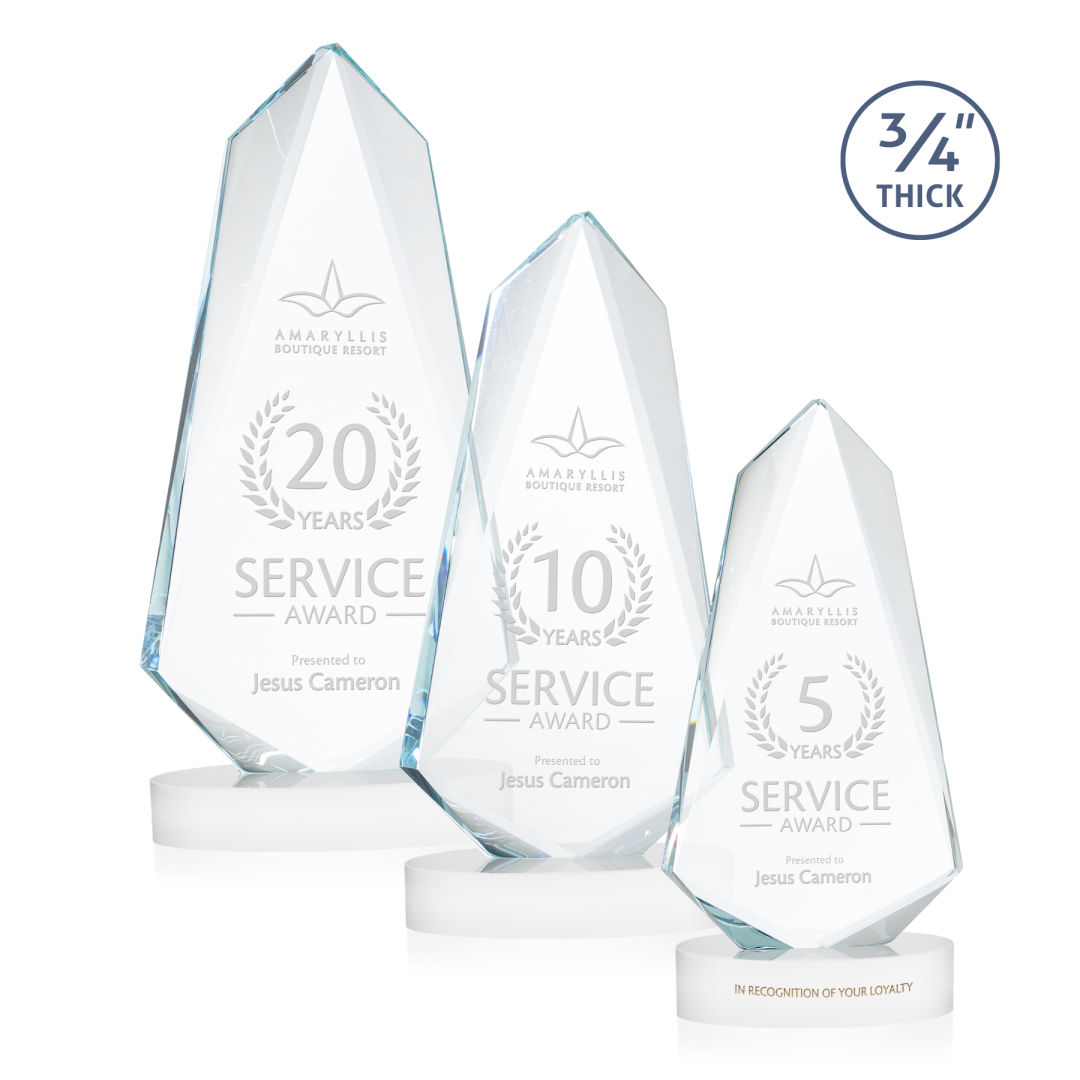 Sheridan Award on Alberton Base - White