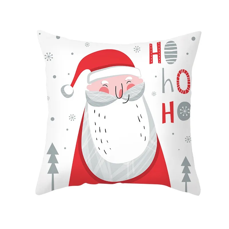 18"x18"Christmas Peach Velvet Pillowcase 4
