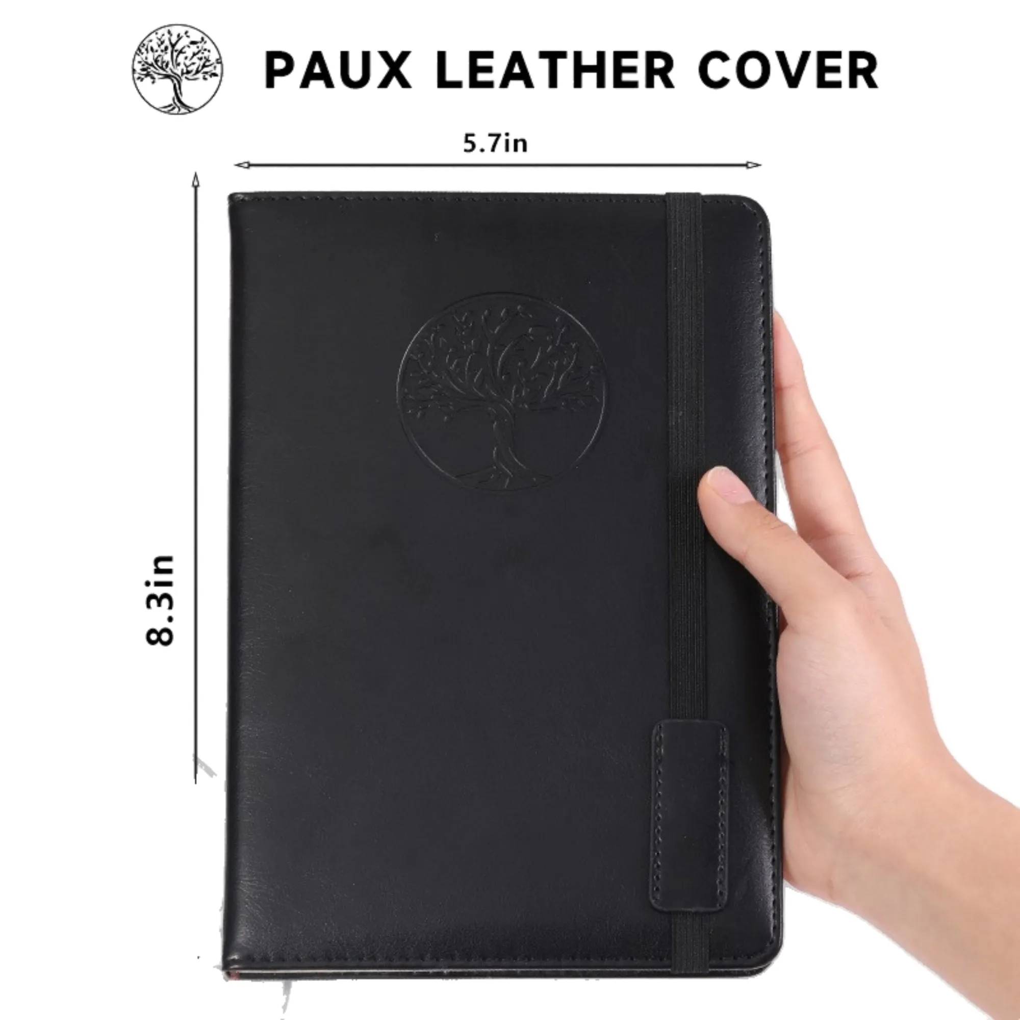 Vintage Elegance A5 Leather Notebook 1