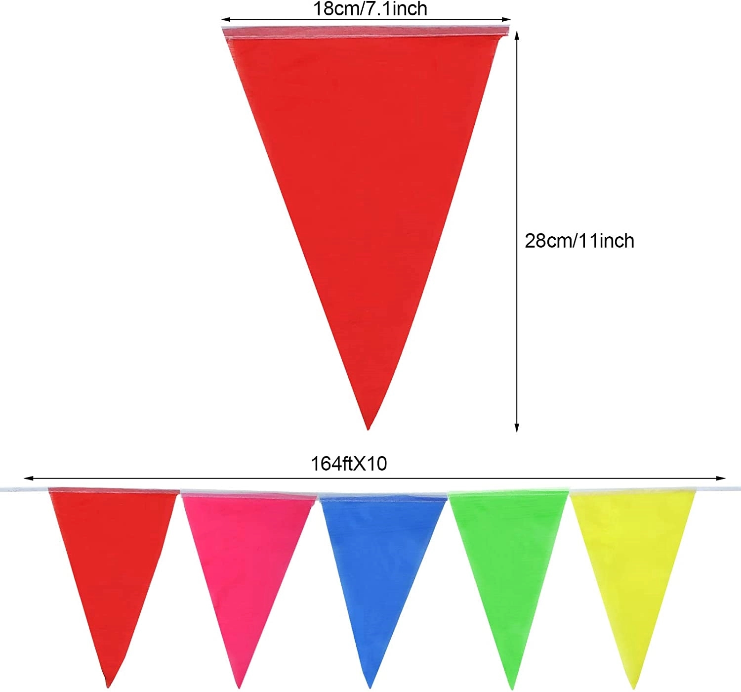 Colorful Pennant Flags Banner 3