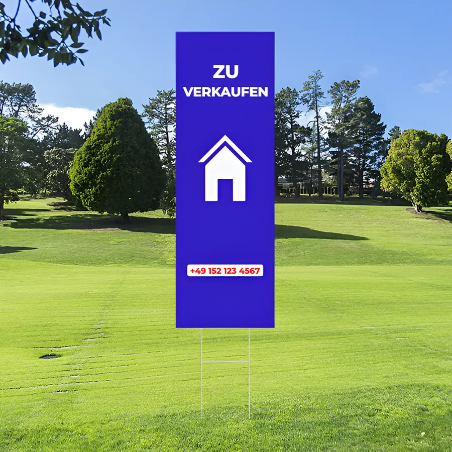 6" X 18" Yard Sign 6