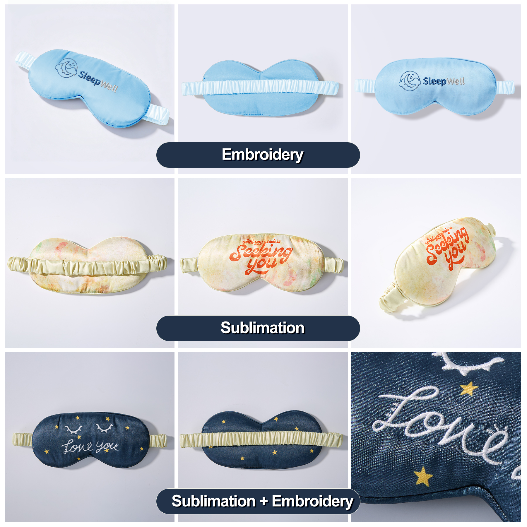 Sleep Set – Pillowcase, Eye Mask, Scrunchie 4