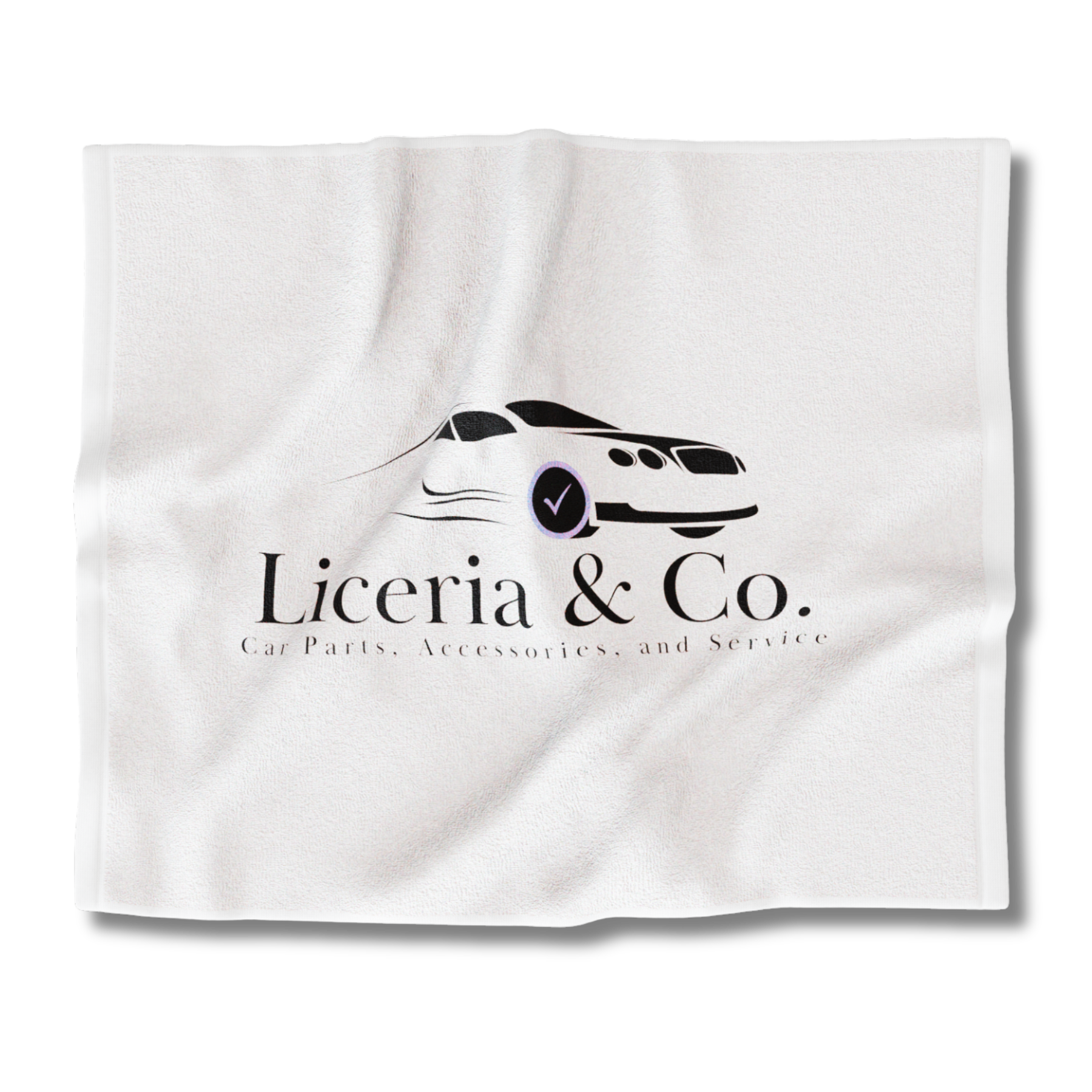 15" x 18" Rally Towel Velour Hemmed White