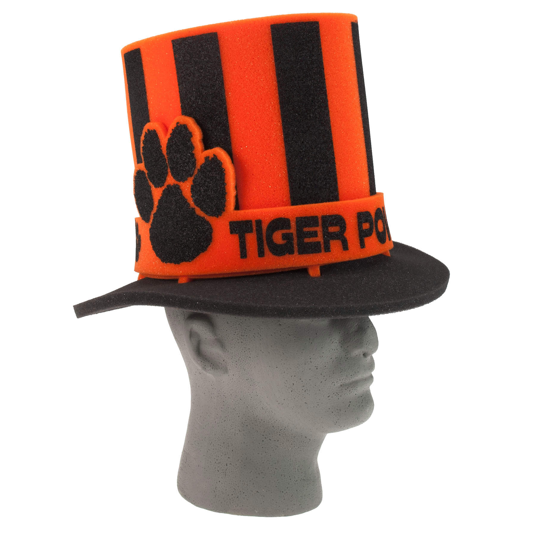 13" Foam Fan Hat, Paw Band 10