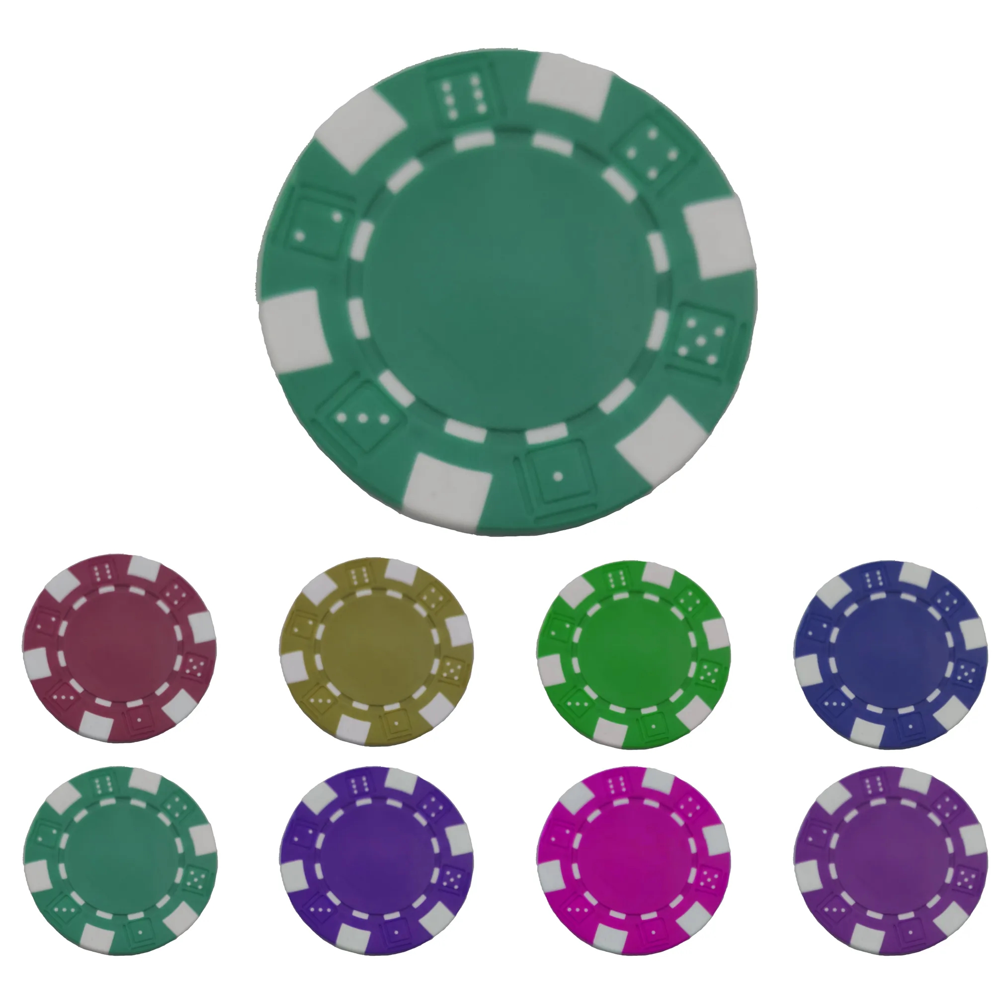 Full Color Poker Chips MOQ 100PCS