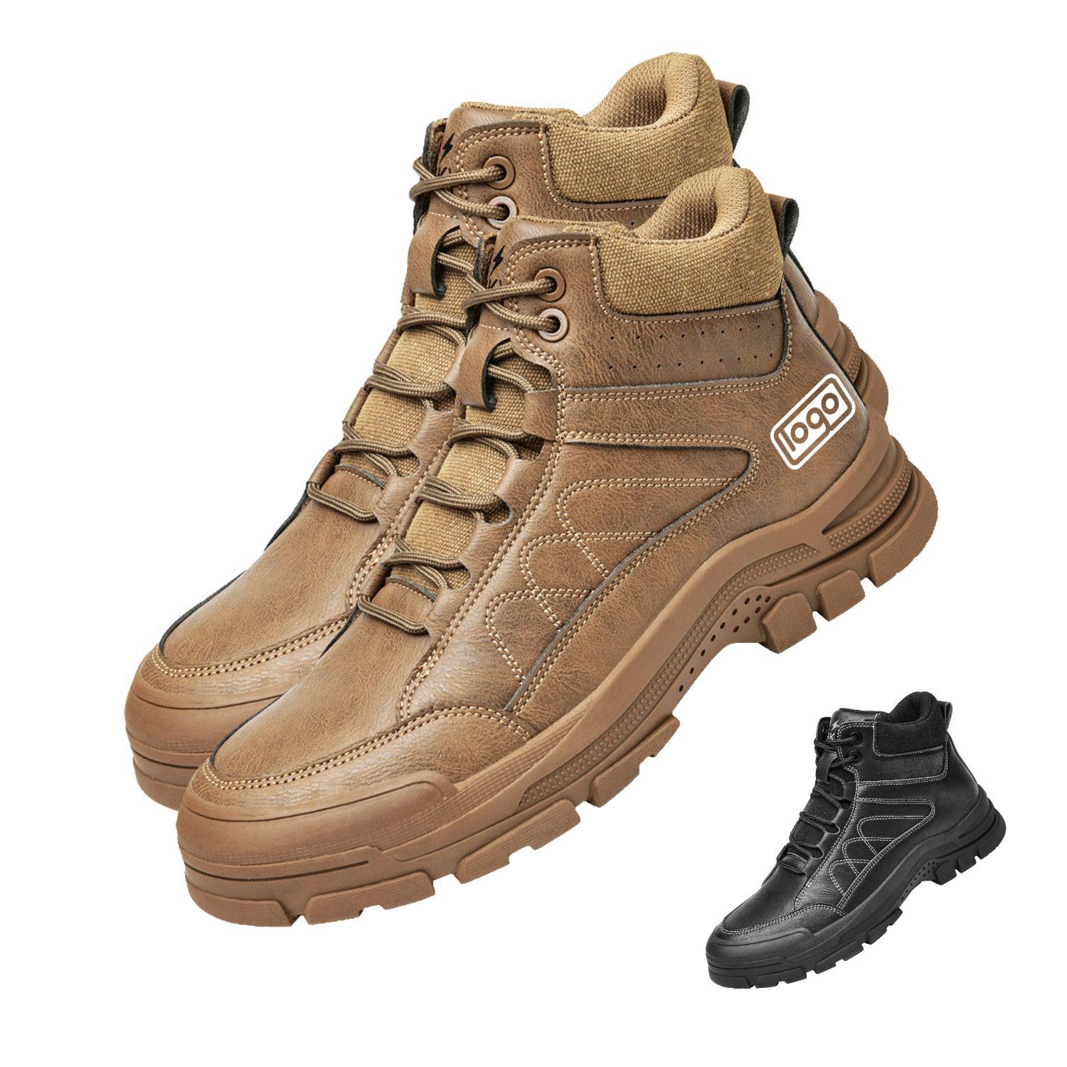 Winter warm high-top labor protection shoes 3
