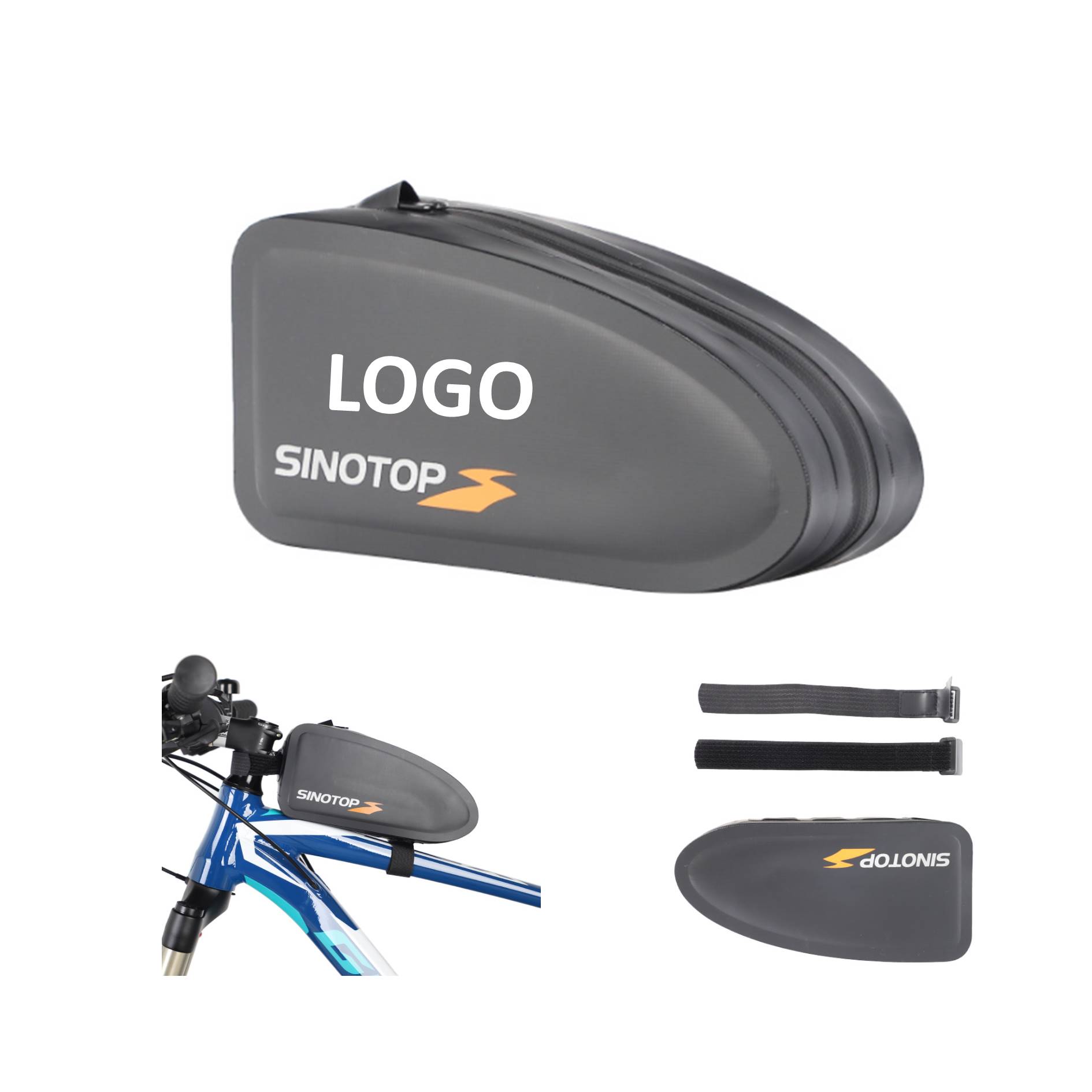 Waterproof Bicycle Front Tube Frame Bag 2