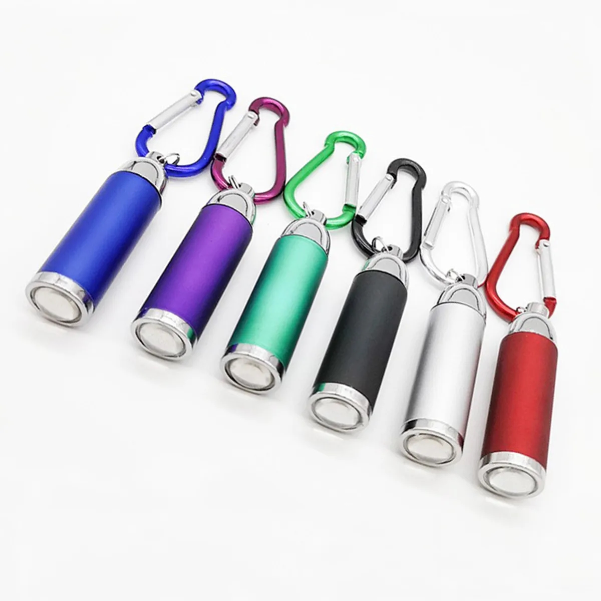 Mini LED Flashlight Keychain Portable Lightweight Outdoor 6