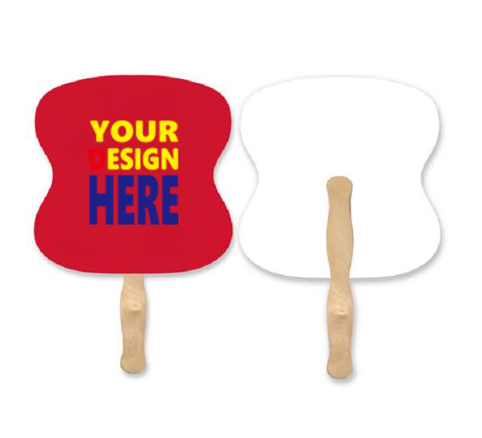Bread Slice Hand Fan Full Color 2