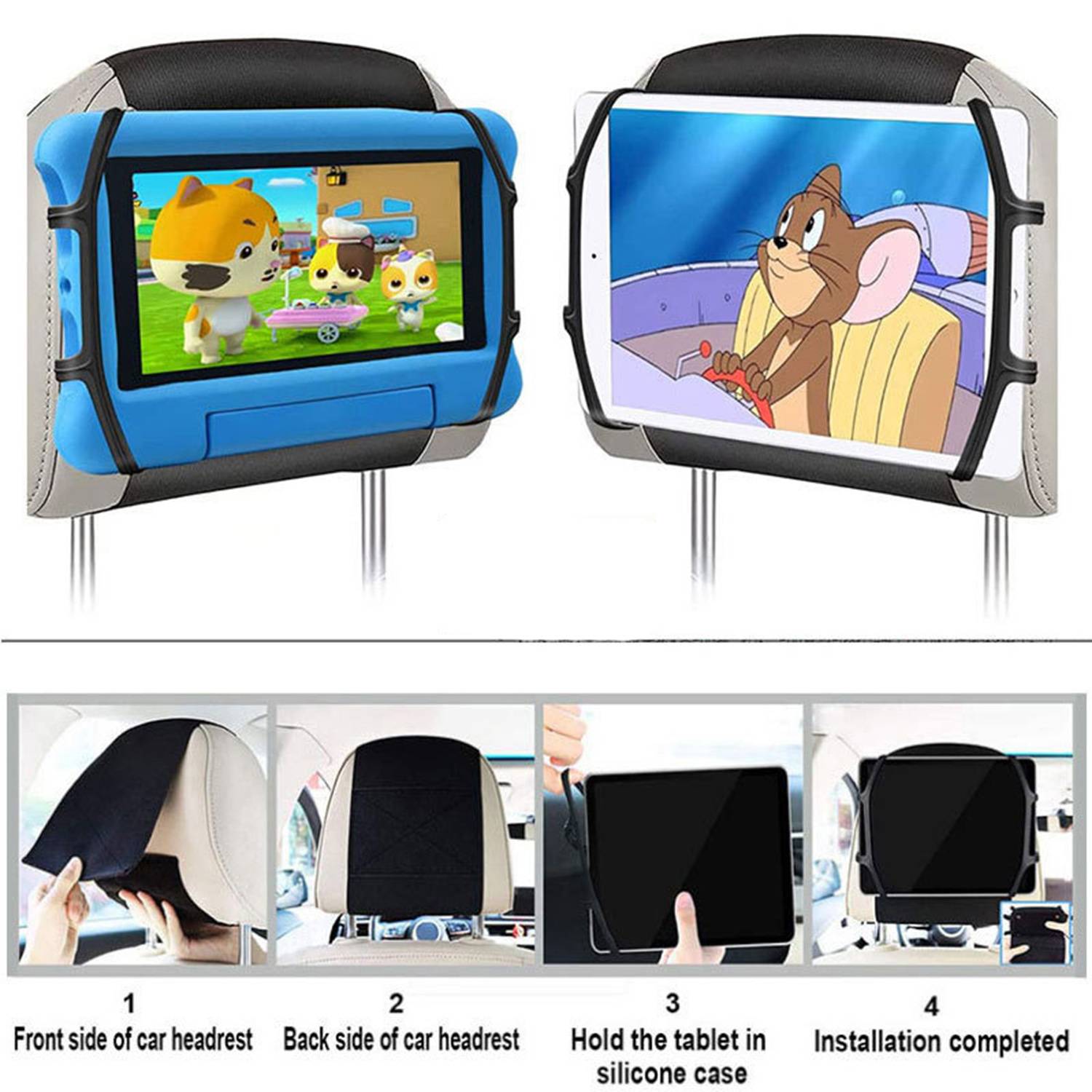Kids' Car Seat Tablet Holder 5