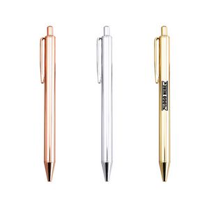 Pure Color Click Activated Metal Pen 11