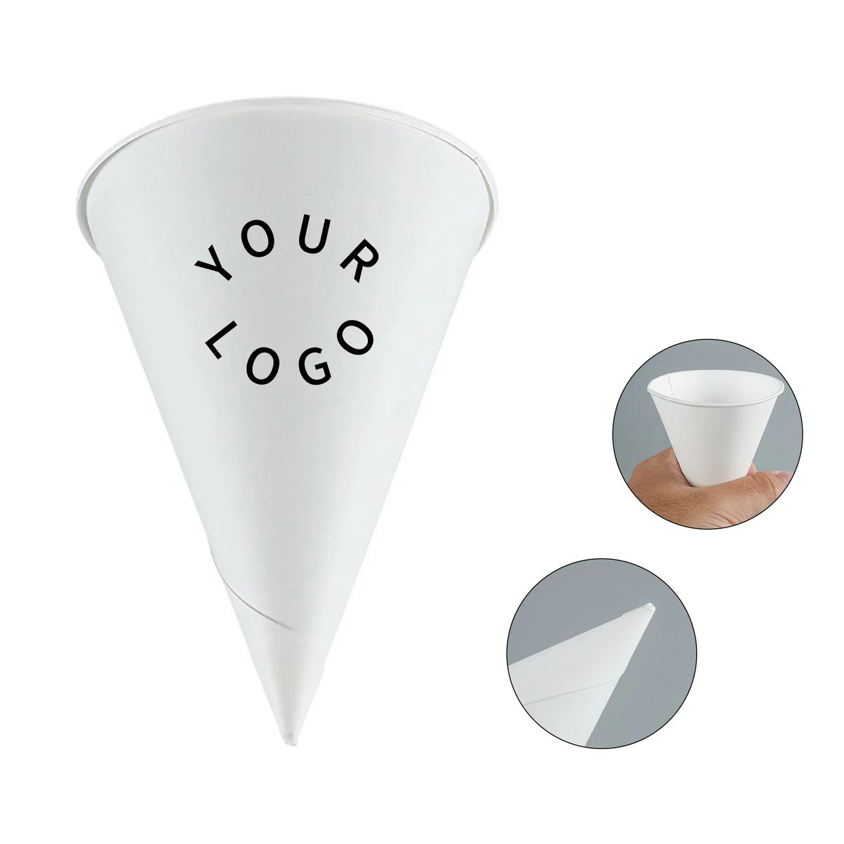 Paper Snow Cone Cups 6oz for Summer Treats 2