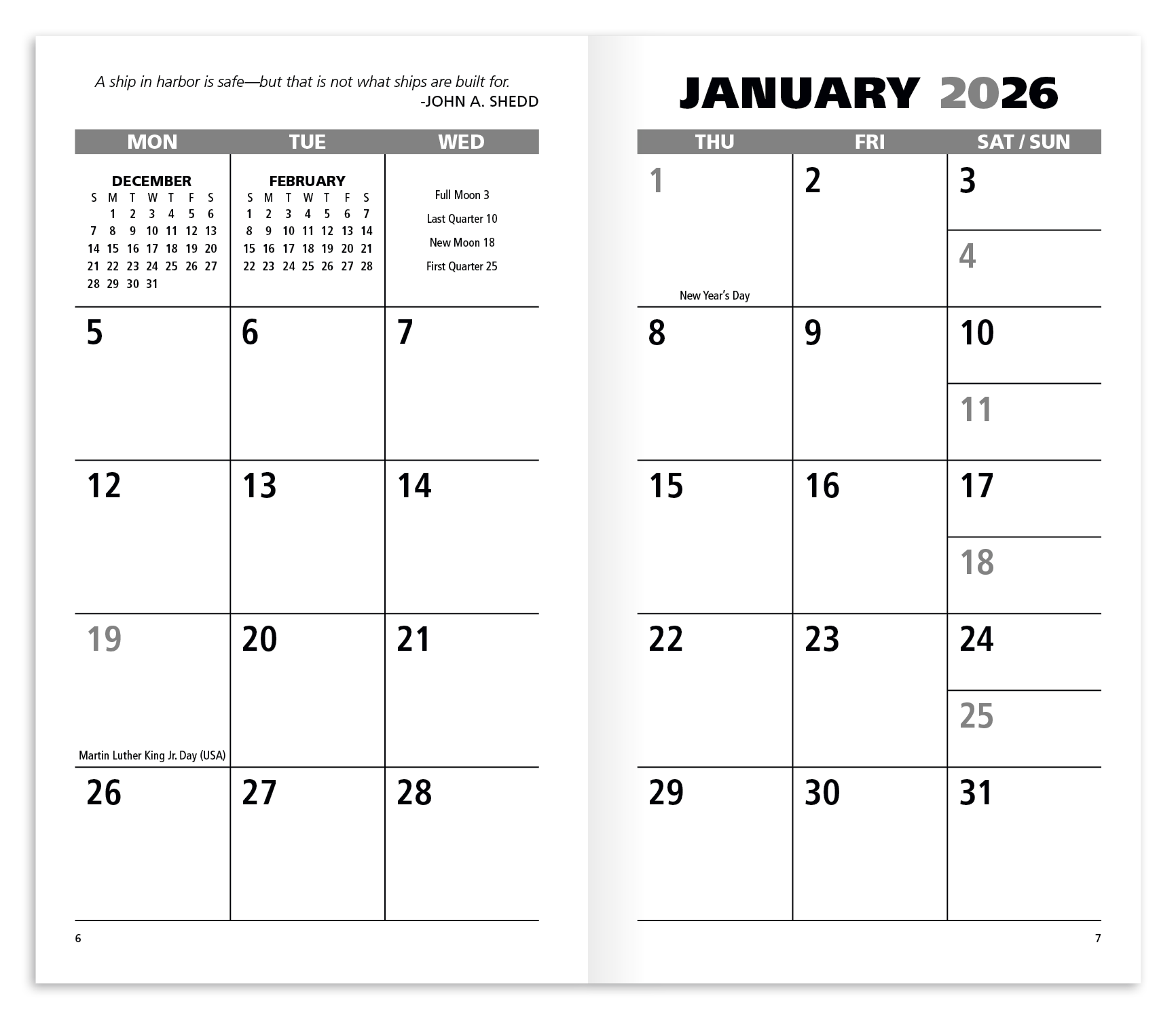 Good Value™ Value Monthly Pocket Planner 111