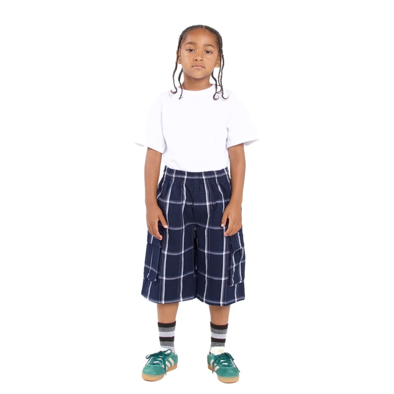 Shaka Wear Youth Plaid Shorts 40