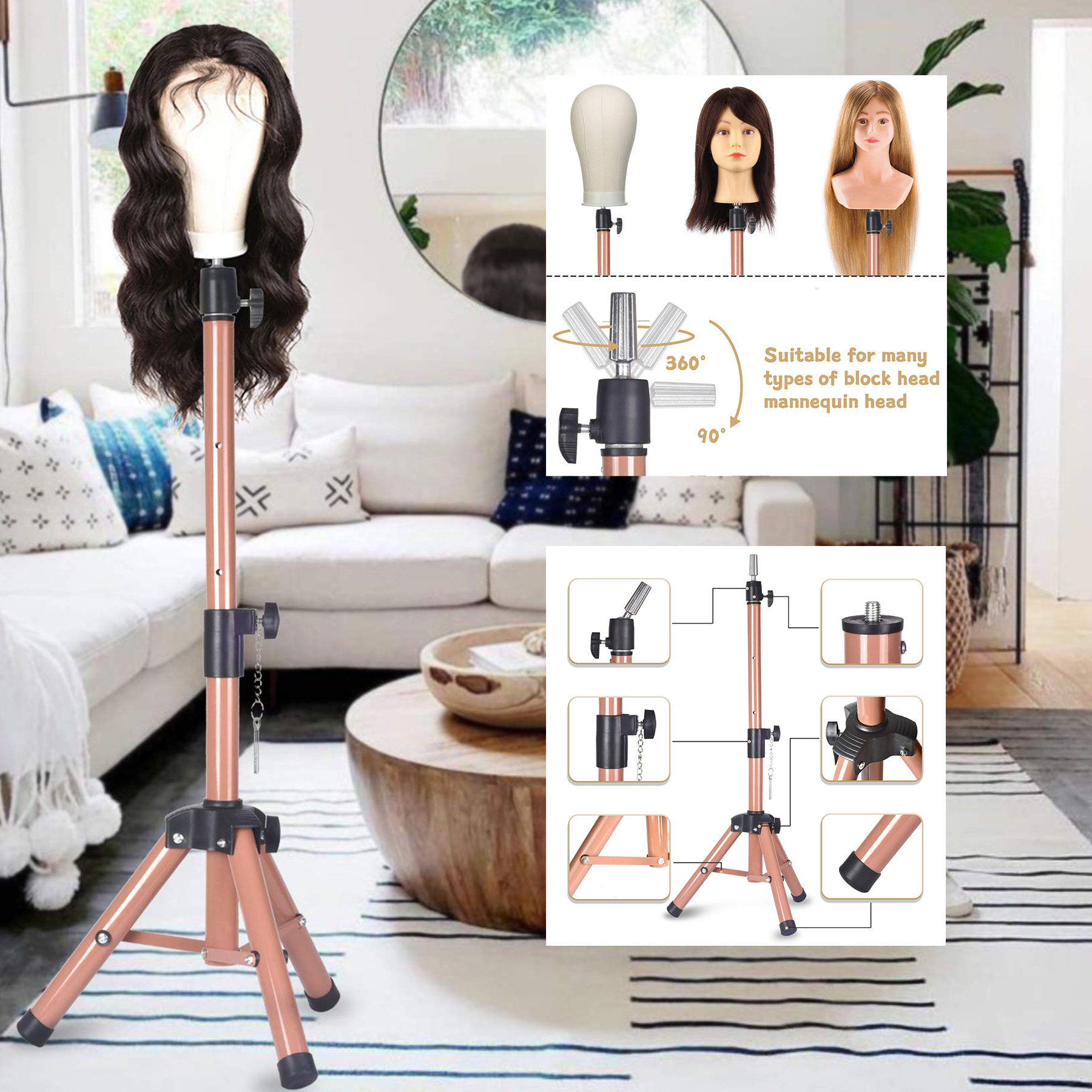 Wig Head Stand 2