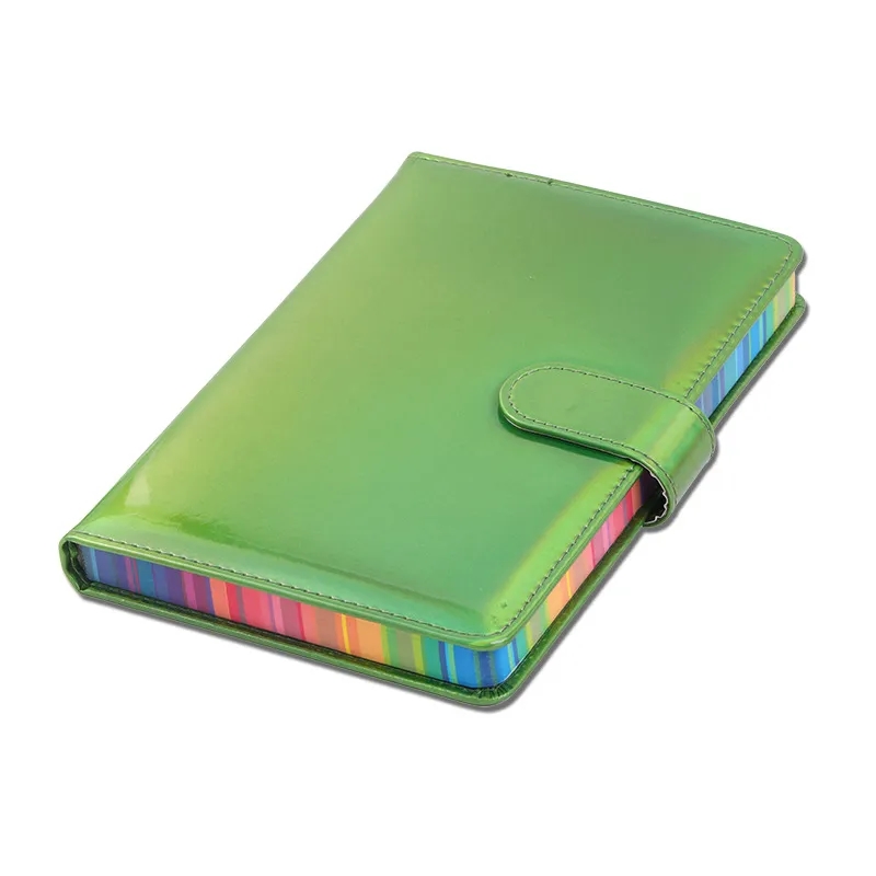 A5 Laser Notebook Pu Leather With Buckle 6