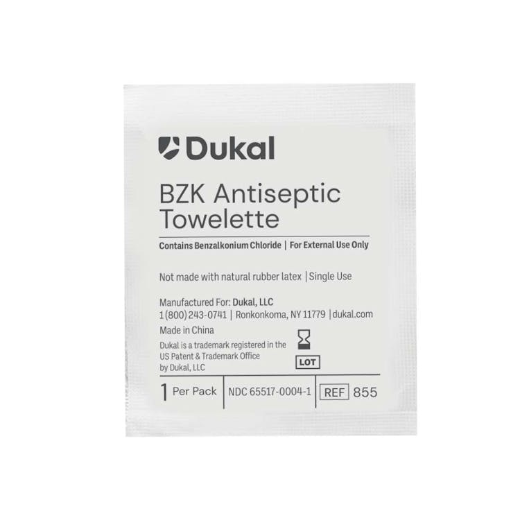 BZK Antiseptic Towelette 2000 Count - 5" x 8" 1