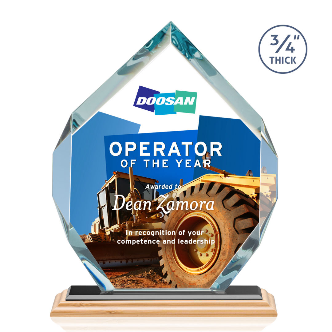 Royal Diamond VividPrint™ Award - Bamboo/Black 2