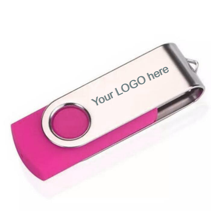 Breast Cancer Awareness 16GB USB 2.0 Swivel Flashdrives 2