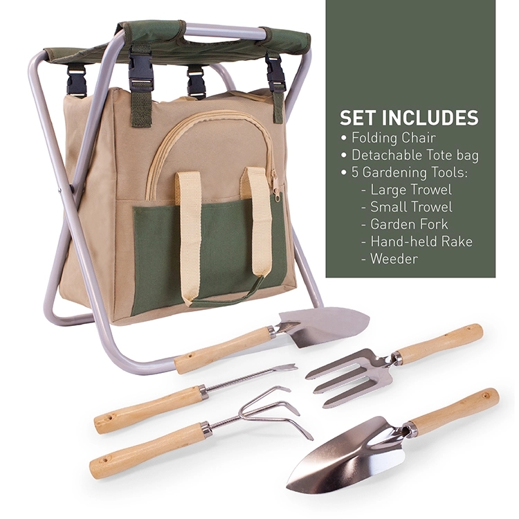SANDSTONE - 7 PC FOLDING GARDEN SET 2