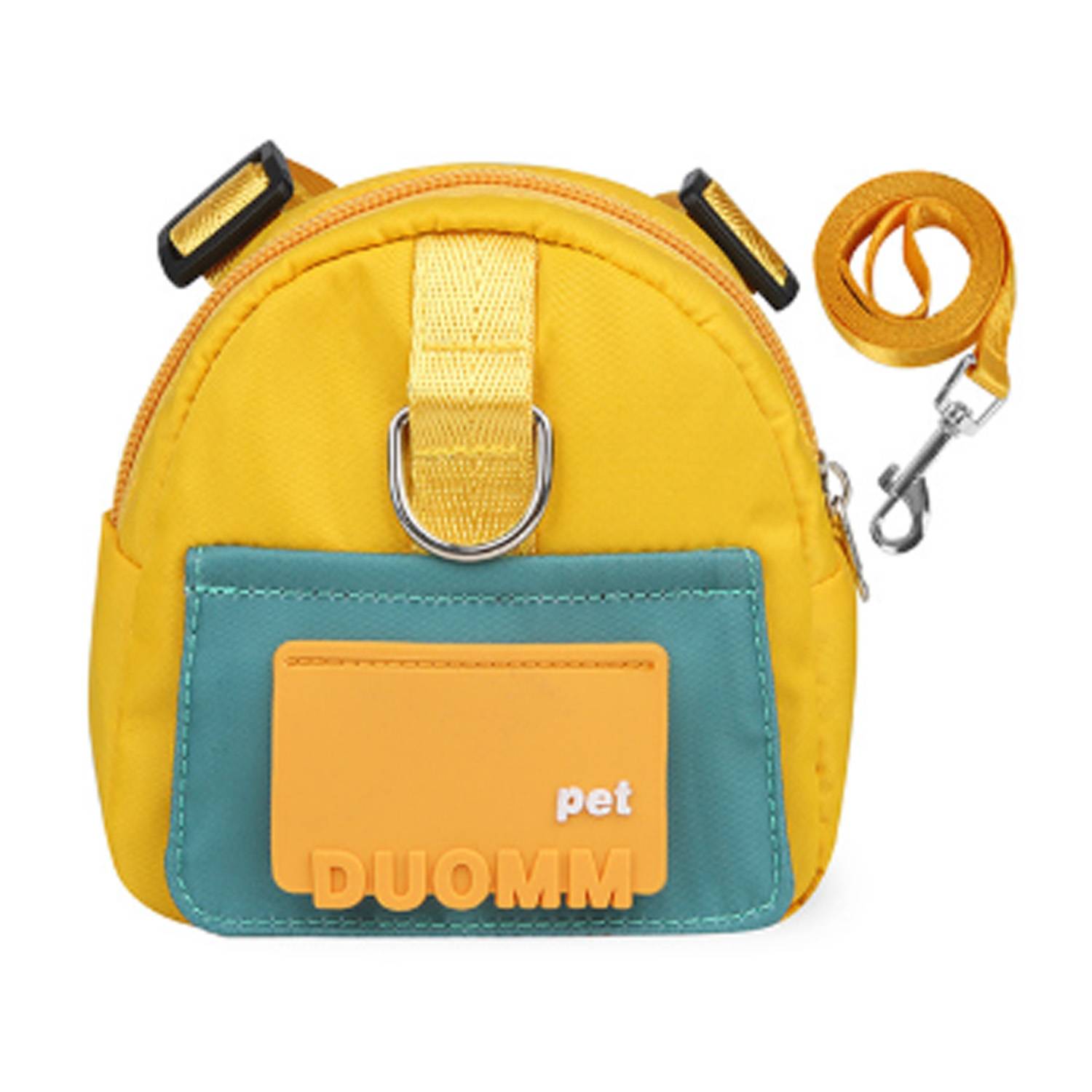 Cartoon Pet Polyester Backpack w/ Dog Leash 6