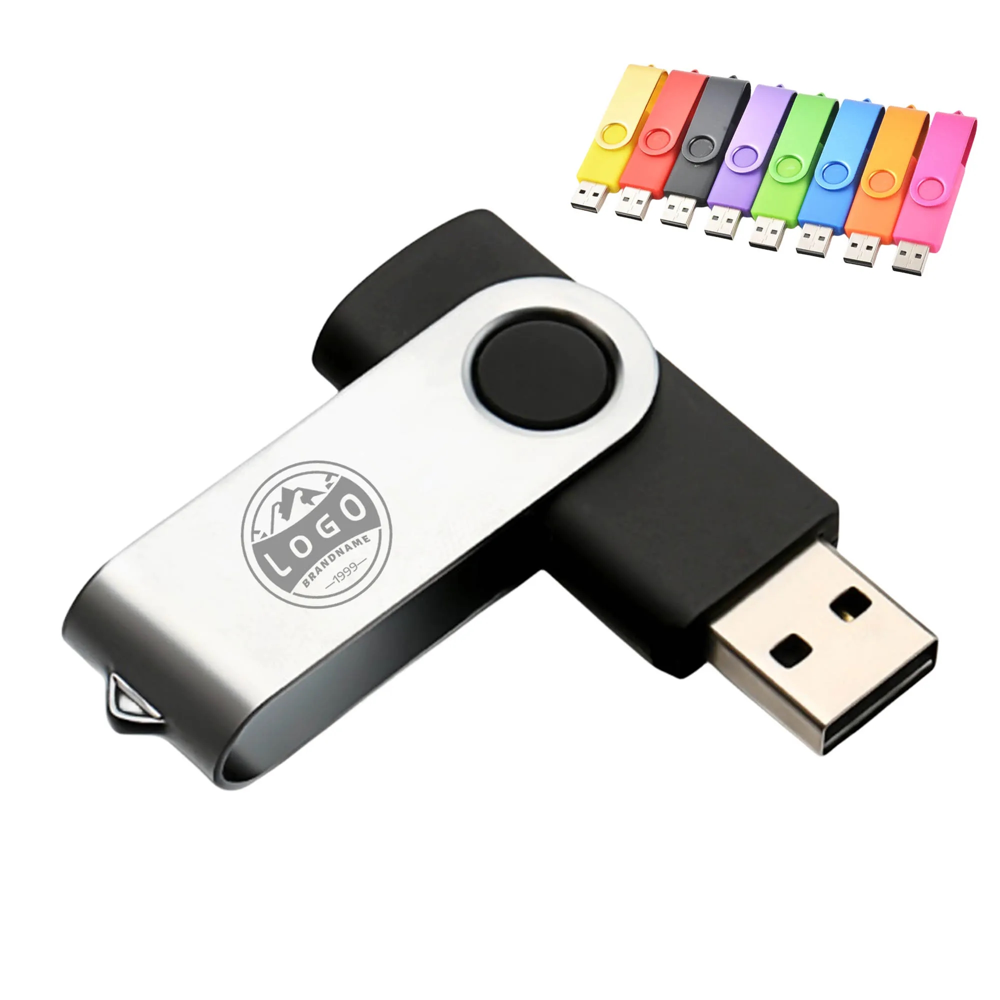 MOQ20 1G Classic Swivel USB Flash Drive 1