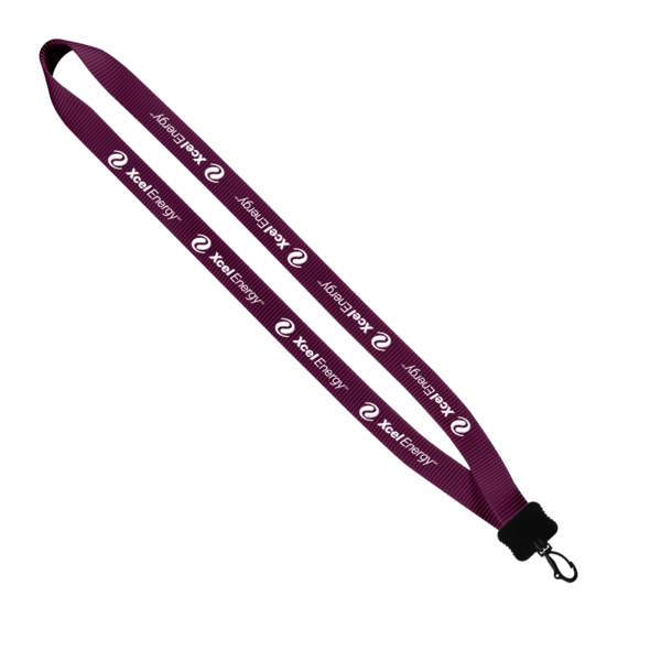 3/4" Smooth Nylon Lanyard with Plastic Clamshell & Swivel Snap Hook 17