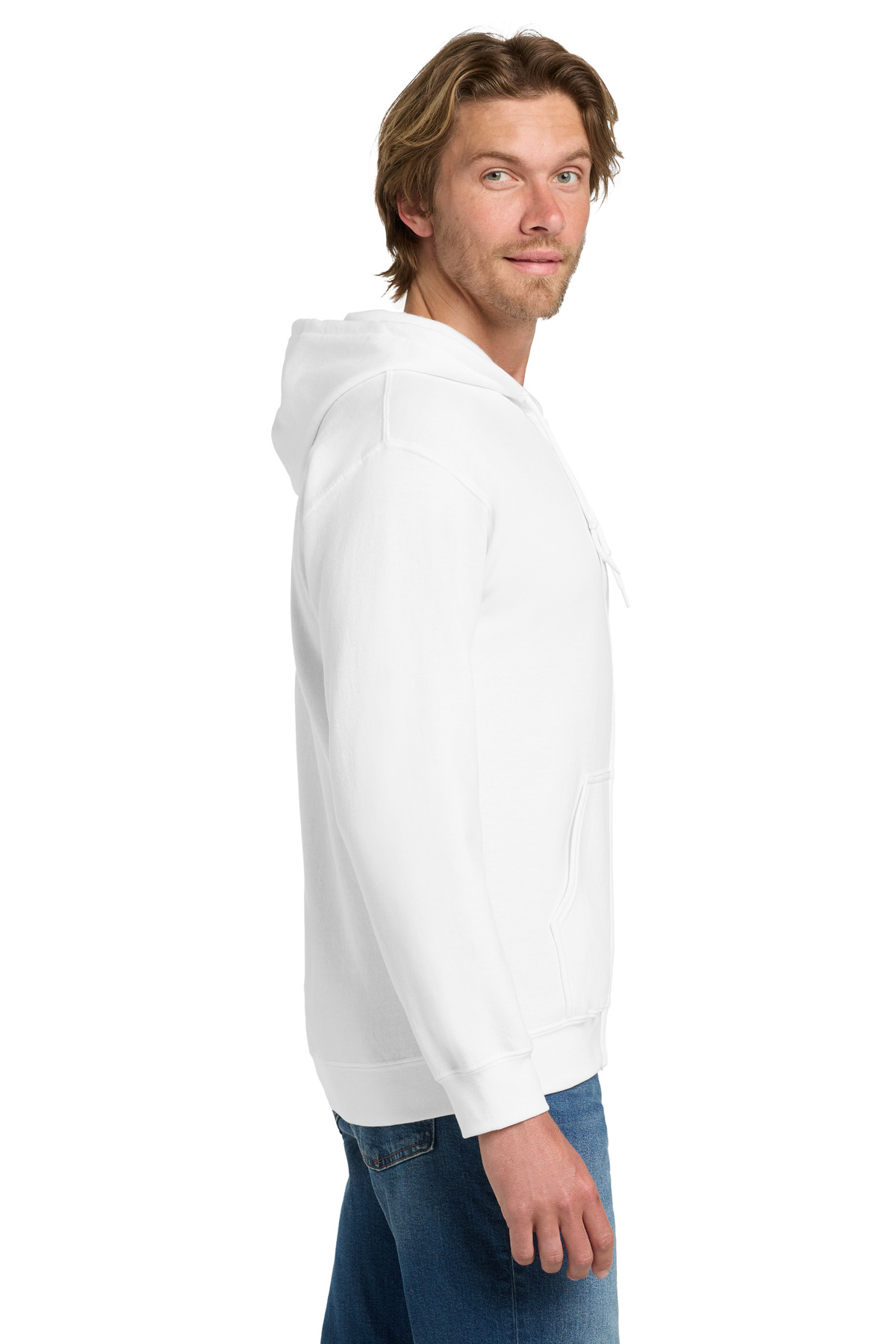 Gildan - Heavy Blend Full-Zip Hooded Sweatshirt. 18600, custom hoodie or sweatshirt with logo imprint 106