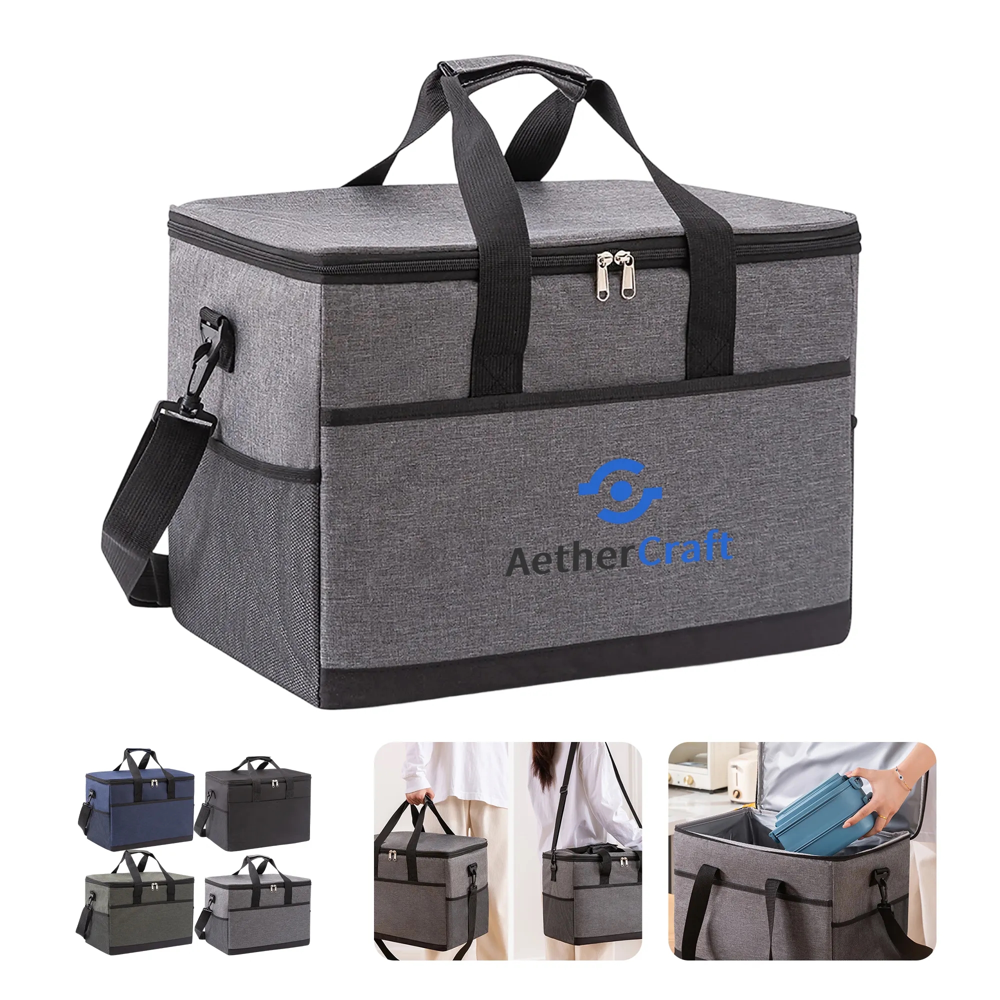 Durable Insulated Oxford Bag with Reinforced Straps 4