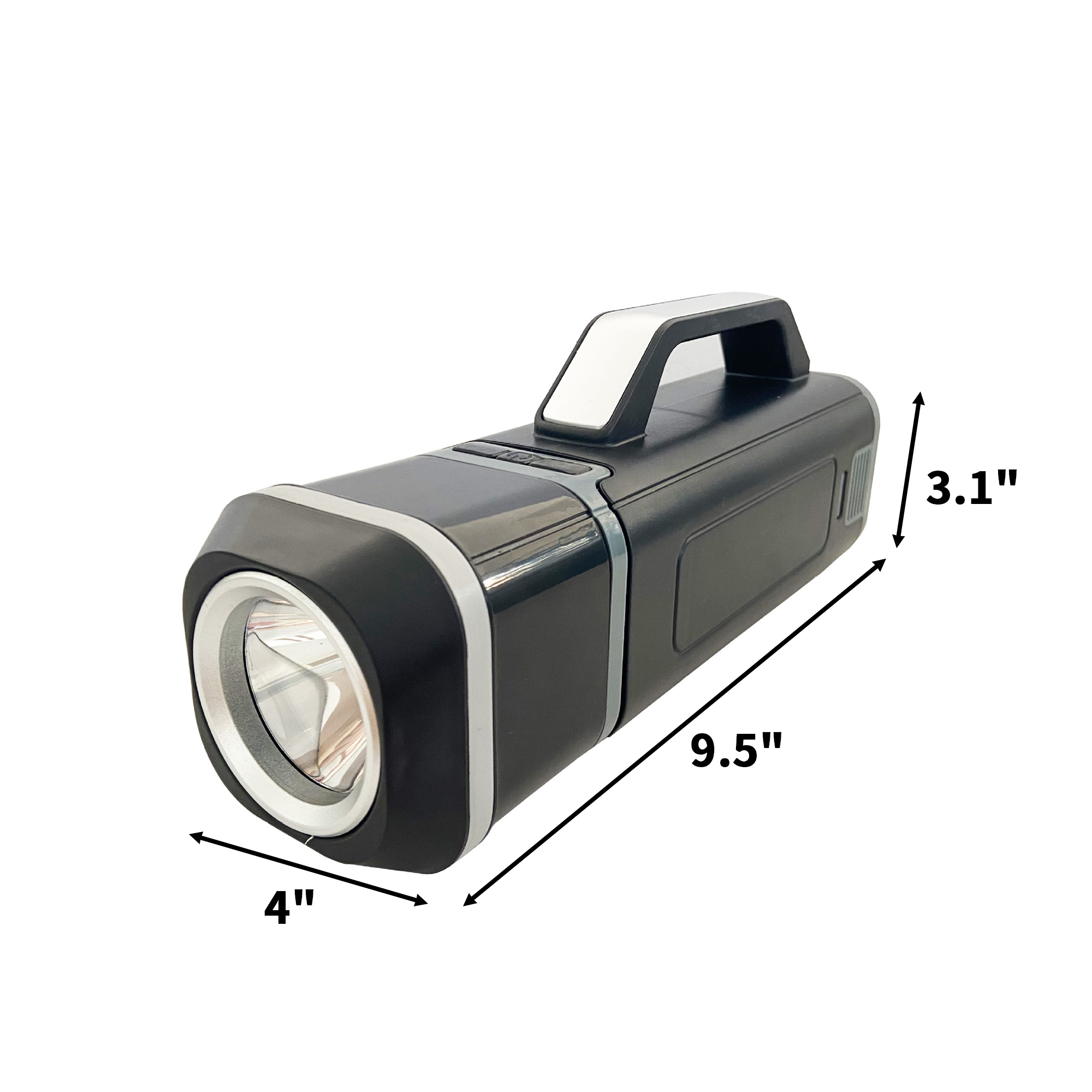 Compact Tool Case With Flashlight 9.5" x 4" x 3.1" 3