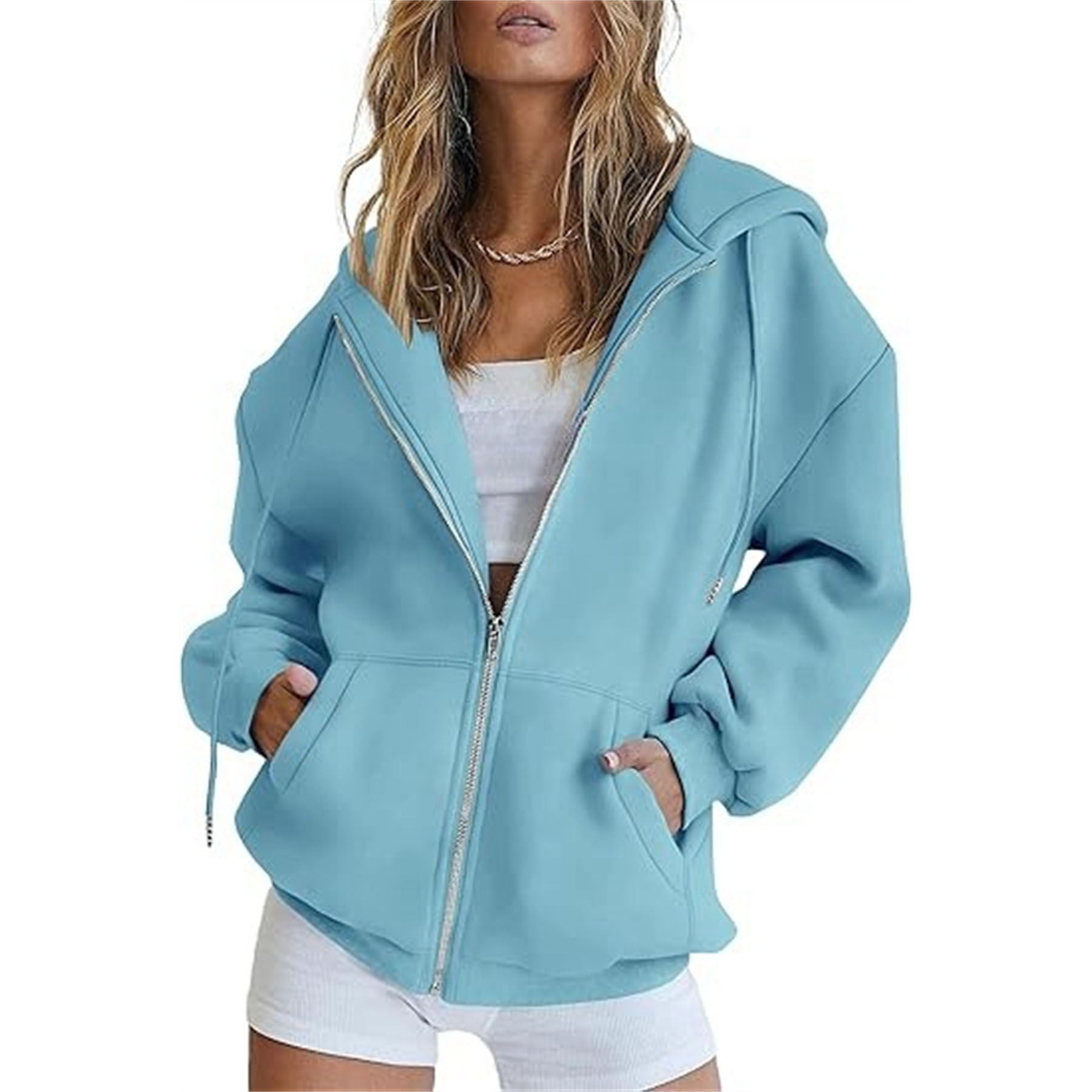 Women's Hoodies Casual Long Sleeve Track Jacket 24
