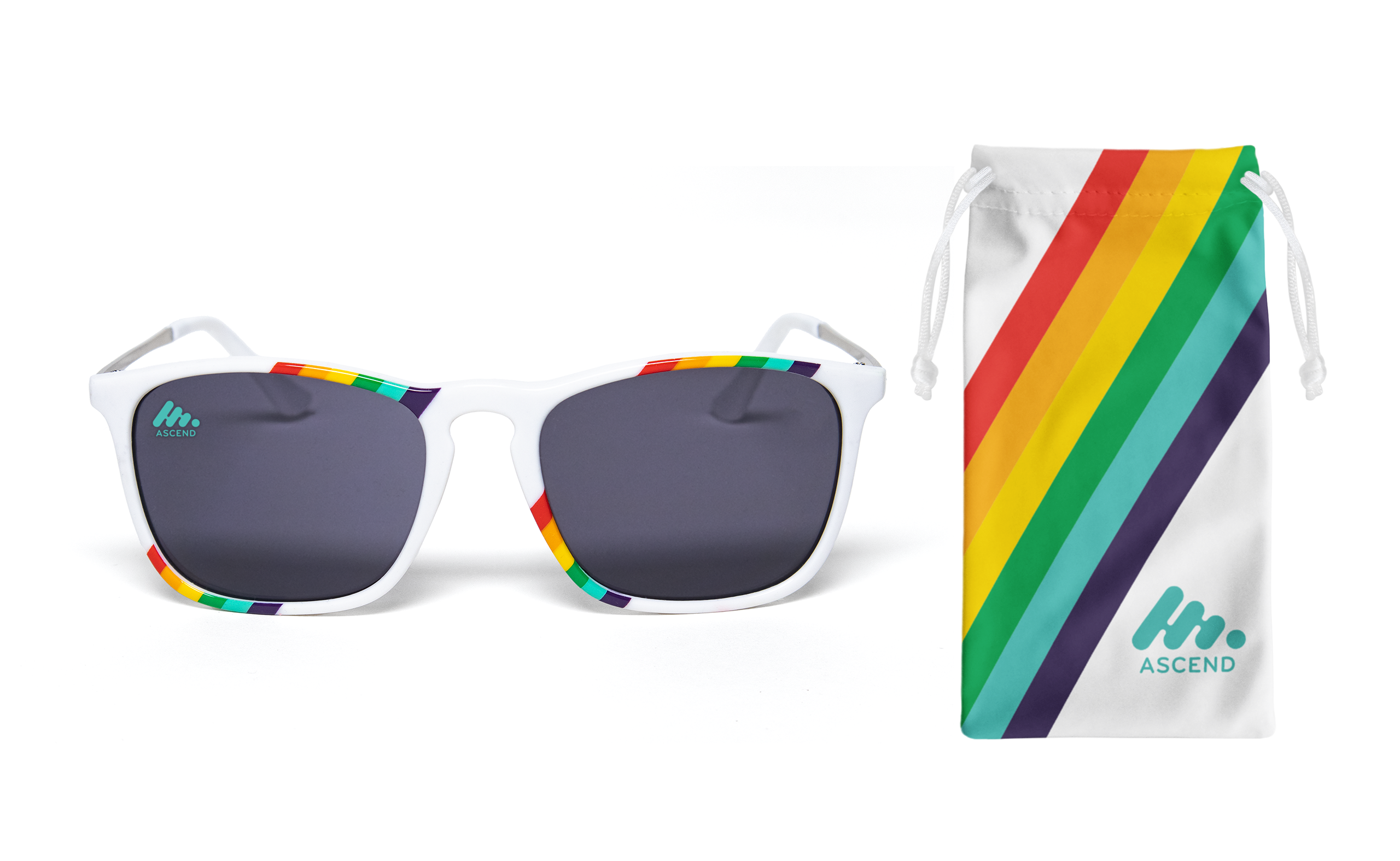 PMS Ear Pieces with Full-Color Pouch Brooklyn Sunglasses 1