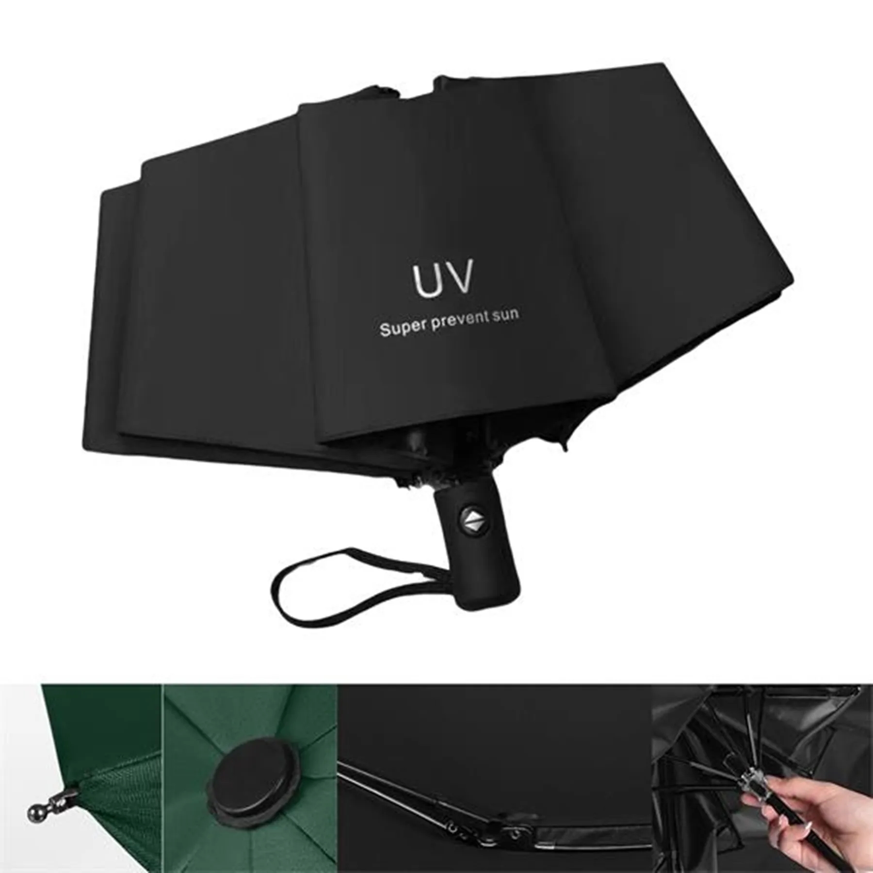 Fully Automatic UV Anti-Ultraviolet Folding Umbrella 6